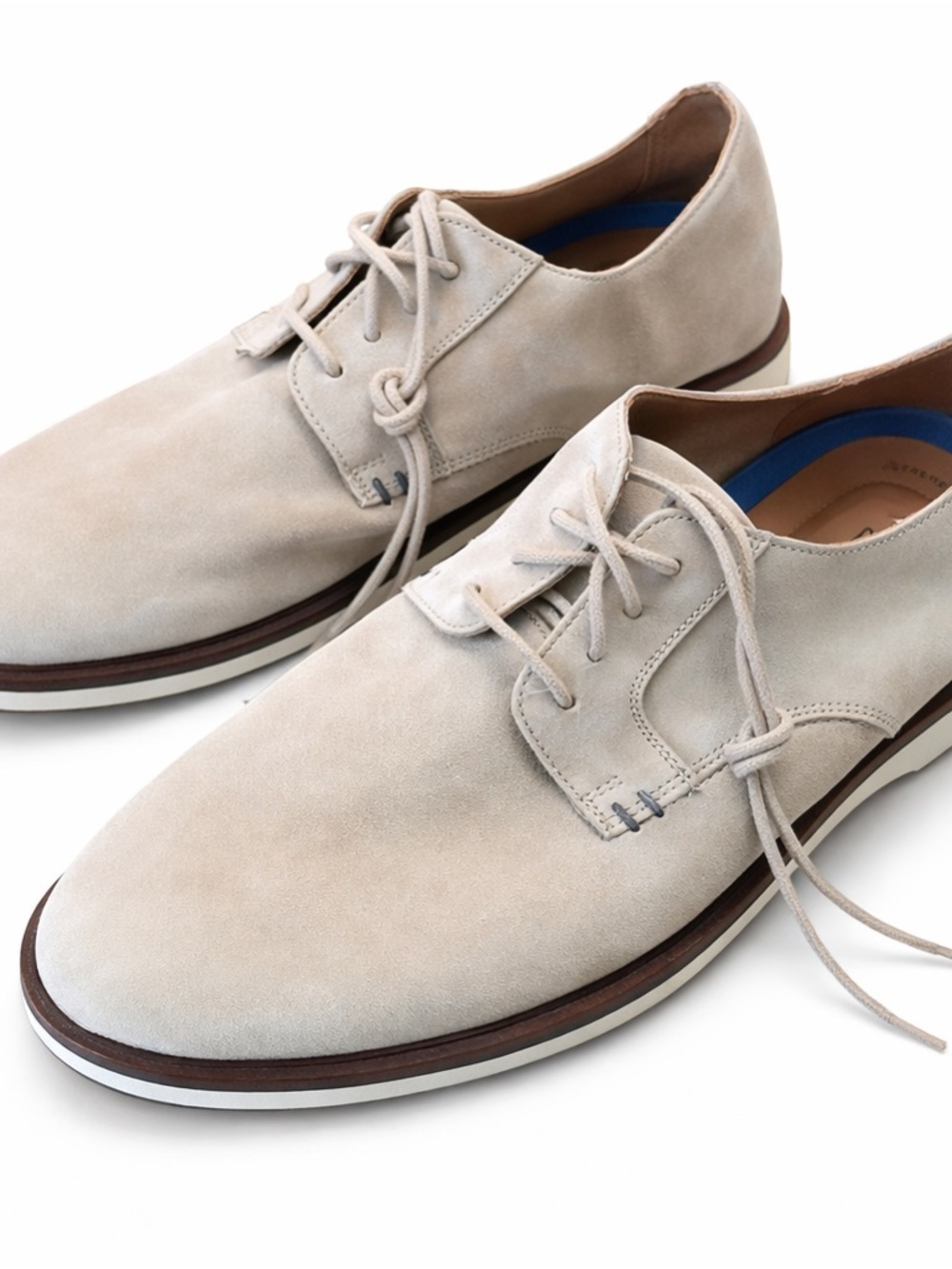 Clarks Collection Men’s Tan Leather Oxford Shoes Size 9.5 Extreme Comfort